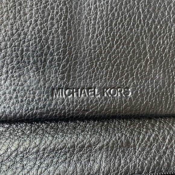 Michael Kors medium sized black zip around wallet with wrist strap - Picture 6 of 11